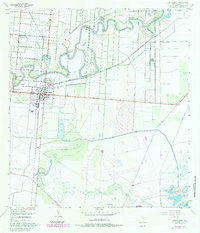Los Fresnos 1955 topographic map thumbnail