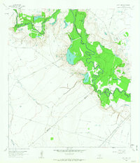 Lott Lake 1962 topographic map thumbnail