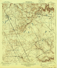 Louetta 1920 topographic map thumbnail