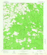 Lovelady South 1962 topographic map thumbnail