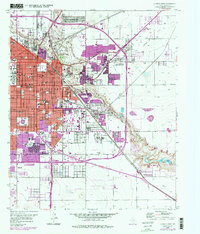 Lubbock East 1957 topographic map thumbnail