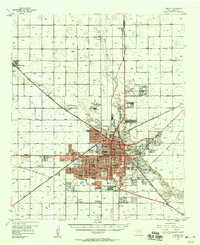 Lubbock 1957 topographic map thumbnail