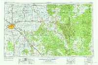 Lubbock 1954 topographic map thumbnail