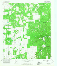 Lueders NE 1965 topographic map thumbnail
