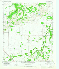 Lueders NW 1965 topographic map thumbnail