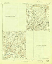 Luling 1929 topographic map thumbnail