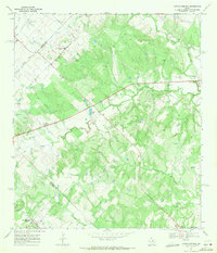 Lytton Springs 1968 topographic map thumbnail