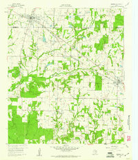 Mabank 1960 topographic map preview