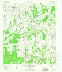 Mabank 1960 topographic map thumbnail