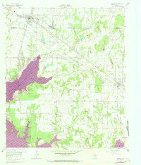 Mabank 1960 topographic map thumbnail