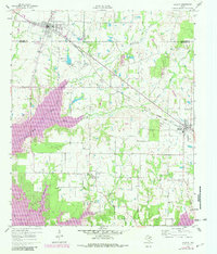 Mabank 1960 topographic map thumbnail