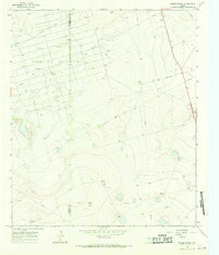 Mabee Ranch 1966 topographic map thumbnail
