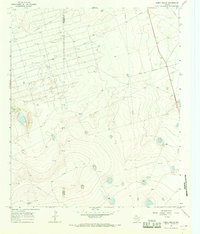 Mabee Ranch 1966 topographic map thumbnail