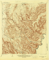 Maravillas Canyon topographic map thumbnail