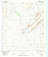Maravillas Gap 1983 topographic map thumbnail