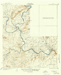 Marble Falls 1932 topographic map thumbnail