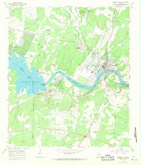 Marble Falls 1967 topographic map thumbnail