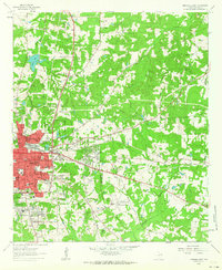 Marshall East 1962 topographic map thumbnail