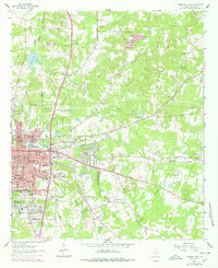 Marshall East 1962 topographic map thumbnail