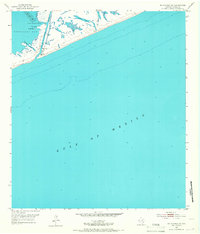Matagorda SW 1952 topographic map thumbnail