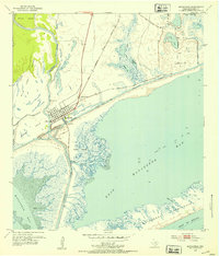 Matagorda 1952 topographic map thumbnail