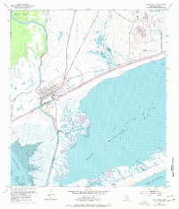 Matagorda 1952 topographic map thumbnail