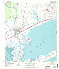 Matagorda 1952 topographic map thumbnail
