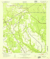Mauriceville 1943 topographic map thumbnail