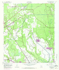 Mauriceville 1957 topographic map thumbnail