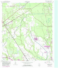 Mauriceville 1957 topographic map thumbnail
