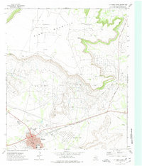 McCamey North 1972 topographic map thumbnail