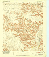 McDowell Creek 1953 topographic map thumbnail