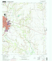 McKinney East 1960 topographic map thumbnail