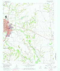 McKinney East 1960 topographic map thumbnail