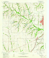 McKinney West 1960 topographic map thumbnail