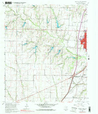 McKinney West 1960 topographic map thumbnail