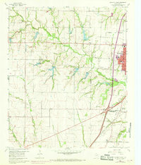 McKinney West 1960 topographic map thumbnail