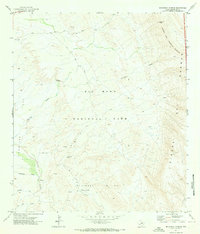 McKinney Springs 1971 topographic map thumbnail