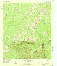 McWhorter Mountain 1959 topographic map thumbnail
