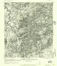 Medina Lake 1956 topographic map thumbnail