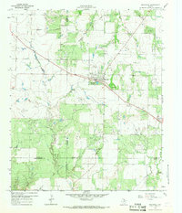Megargel 1963 topographic map preview
