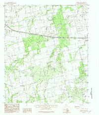 Merkel East 1984 topographic map thumbnail