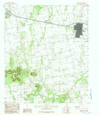 Merkel West 1984 topographic map thumbnail