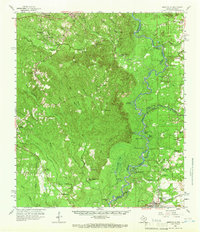 Merryville 1959 topographic map thumbnail