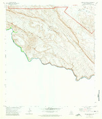 Mesa De Anguila 1971 topographic map thumbnail