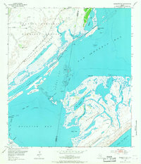 Mesquite Bay 1952 topographic map thumbnail