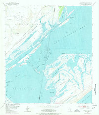 Mesquite Bay 1952 topographic map thumbnail