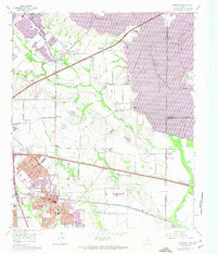 Mesquite 1959 topographic map thumbnail