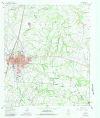 Mexia 1963 topographic map thumbnail