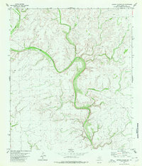 Meyers Canyon NW 1980 topographic map thumbnail